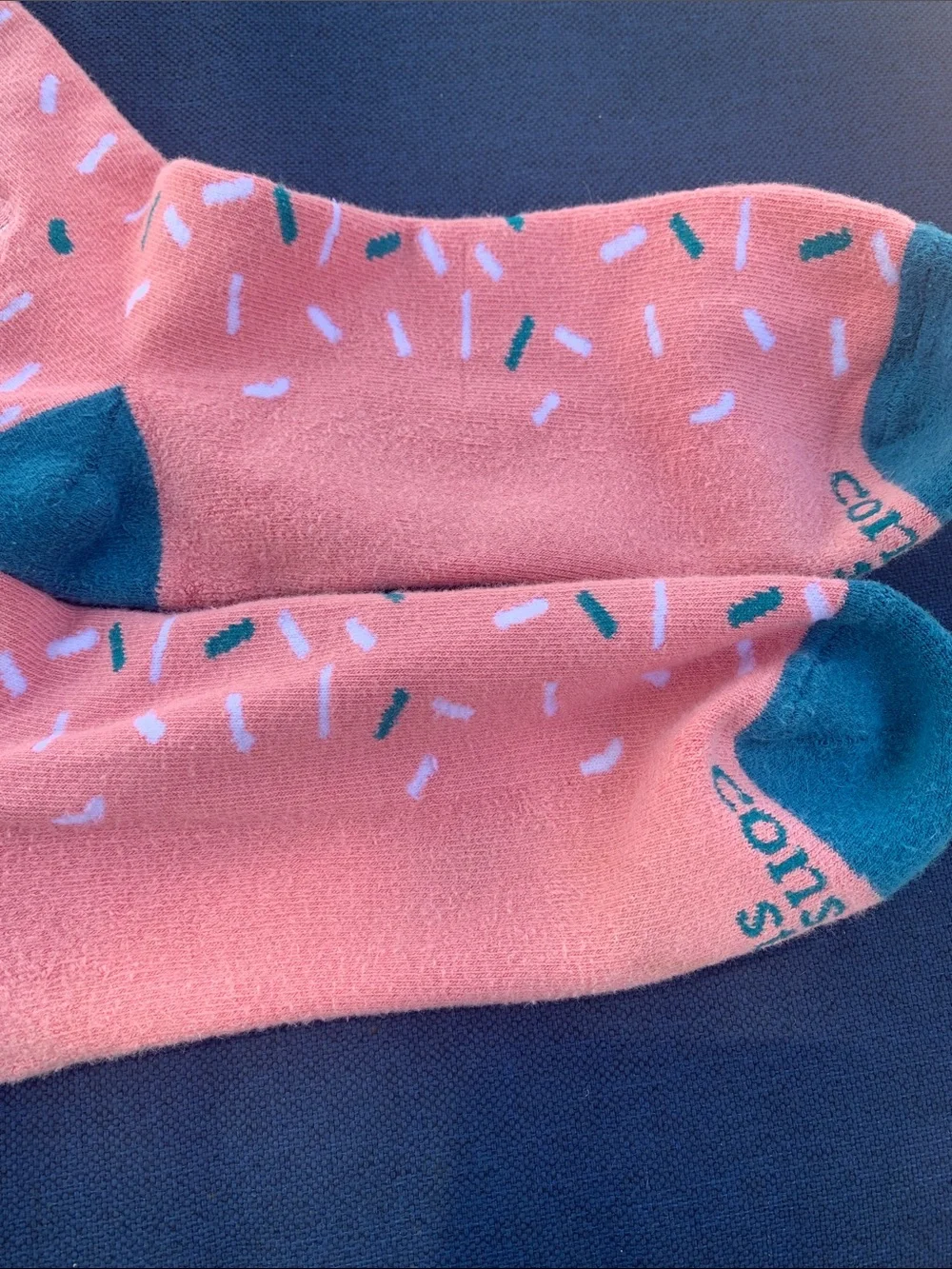 Conscious Step pink socks